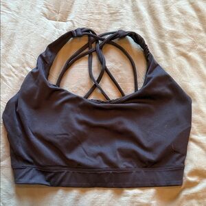 Victoria's Secret Black Crisscross Sports Bra